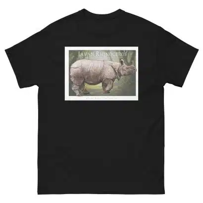 Javan Rhinoceros - Unisex classic tee - Image 3