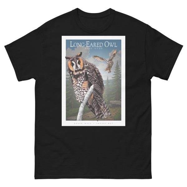 Long-Eared Owl - Unisex classic tee - Image 3