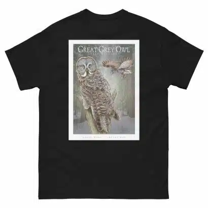 Great Grey Owl - Unisex classic tee - Image 3