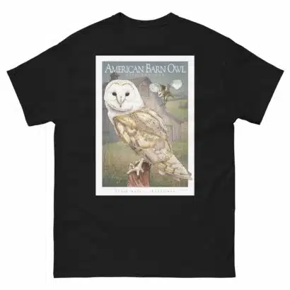 American Barn Owl - Unisex classic tee - Image 3