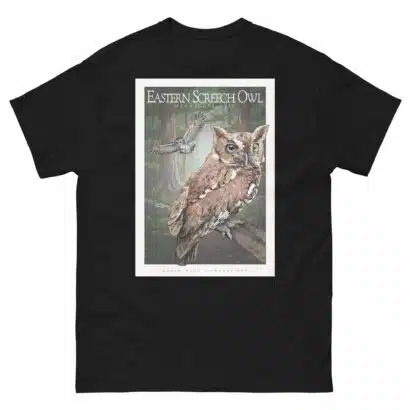 Eastern Screech Owl - Unisex classic tee - Image 3