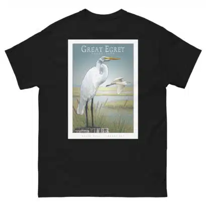 Great Egret - Unisex classic tee - Image 3