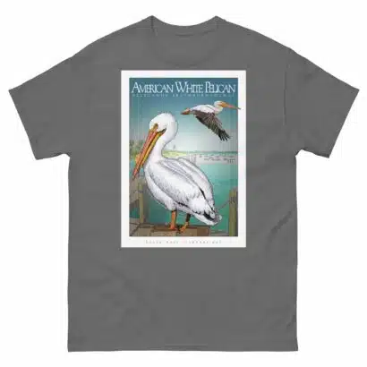 American White Pelican - Unisex classic tee - Image 5