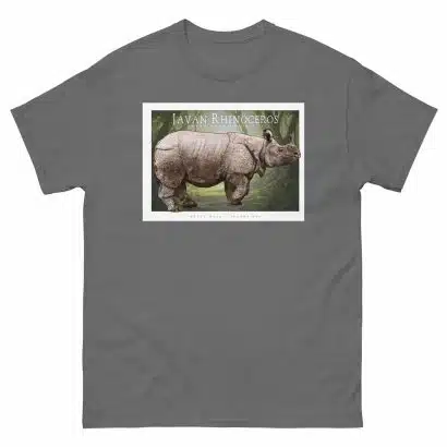 Javan Rhinoceros - Unisex classic tee - Image 5