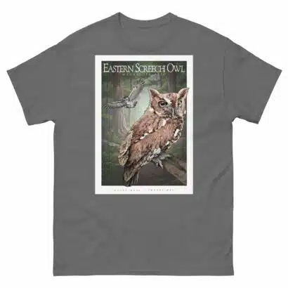 Eastern Screech Owl - Unisex classic tee - Image 5