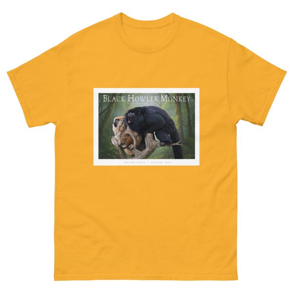 Black Howler Monkey - Unisex classic tee - Image 8