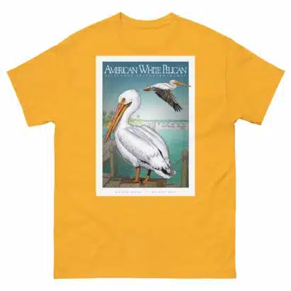 American White Pelican - Unisex classic tee - Image 9