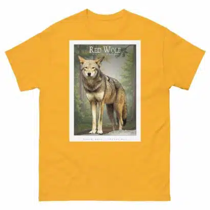 Red Wolf - Unisex classic tee - Image 9