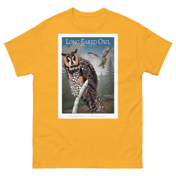 Long-Eared Owl - Unisex classic tee - Image 9