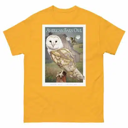 American Barn Owl - Unisex classic tee - Image 9