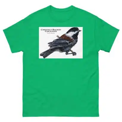 Chestnut-Backed Chickadee - Unisex classic tee - Image 10