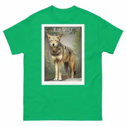 Red Wolf - Unisex classic tee - Image 7