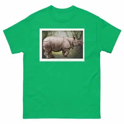 Javan Rhinoceros - Unisex classic tee - Image 7