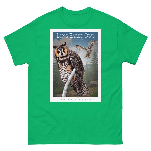 Long-Eared Owl - Unisex classic tee - Image 7