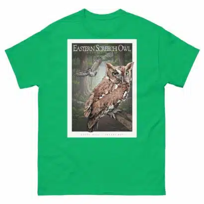 Eastern Screech Owl - Unisex classic tee - Image 7