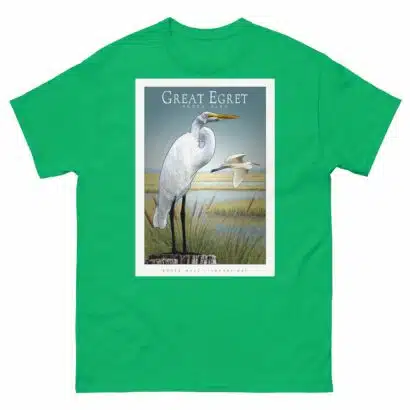 Great Egret - Unisex classic tee - Image 7