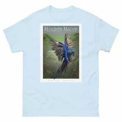 Hyacinth Macaw - unisex classic tee - Image 11