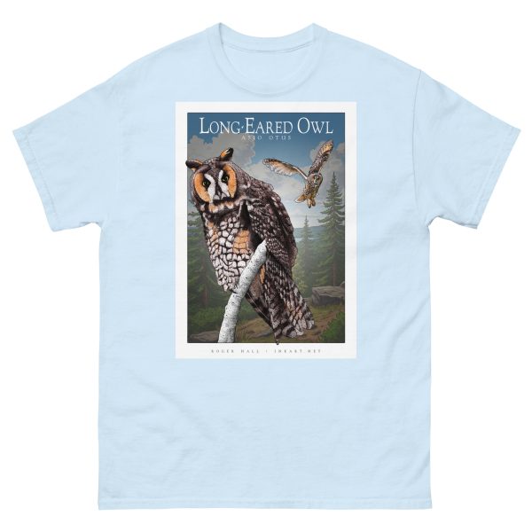 Long-Eared Owl - Unisex classic tee - Image 11