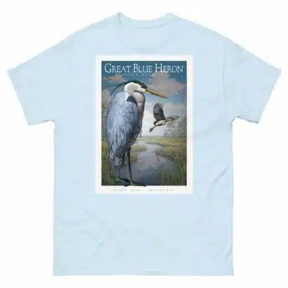 Great Blue Heron - Unisex classic tee - Image 11
