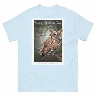 Eastern Screech Owl - Unisex classic tee - Image 11