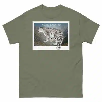 Snow Leopard - Unisex classic tee - Image 6
