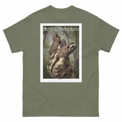 Brown-Throated Sloth - Unisex classic tee - Image 6