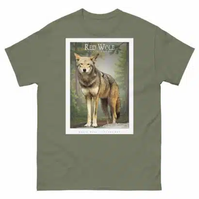 Red Wolf - Unisex classic tee - Image 6