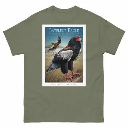 Bateleur Eagle - Unisex classic tee - Image 6