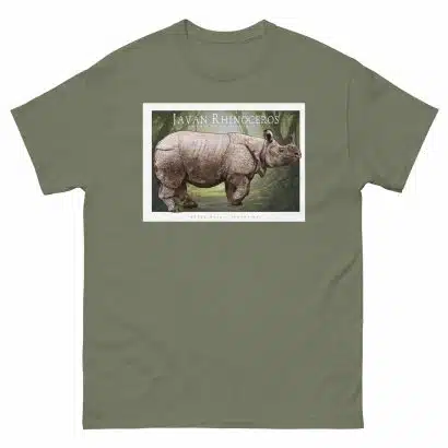Javan Rhinoceros - Unisex classic tee - Image 6