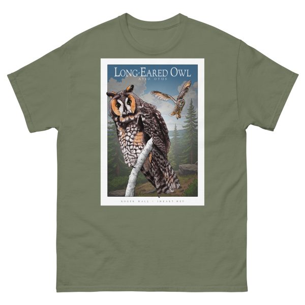 Long-Eared Owl - Unisex classic tee - Image 6