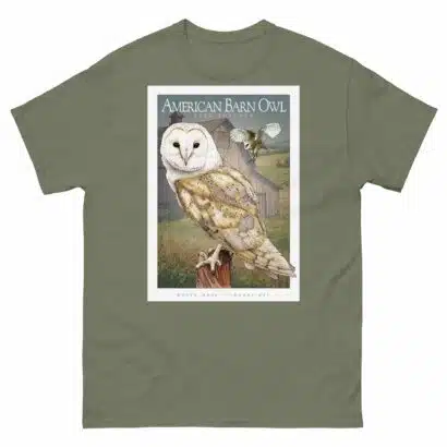 American Barn Owl - Unisex classic tee - Image 6