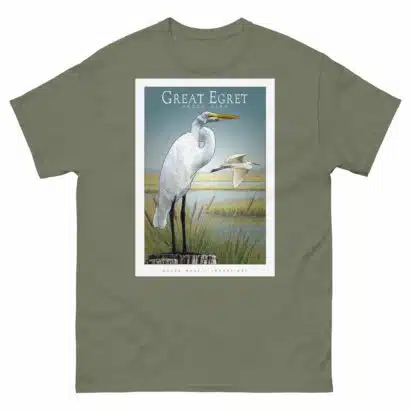 Great Egret - Unisex classic tee - Image 6