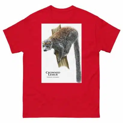 Crowned Lemur - Unisex classic tee - Image 4