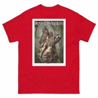 Brown-Throated Sloth - Unisex classic tee - Image 4