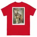 Red Wolf - Unisex classic tee - Image 4
