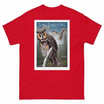 Long-Eared Owl - Unisex classic tee - Image 4