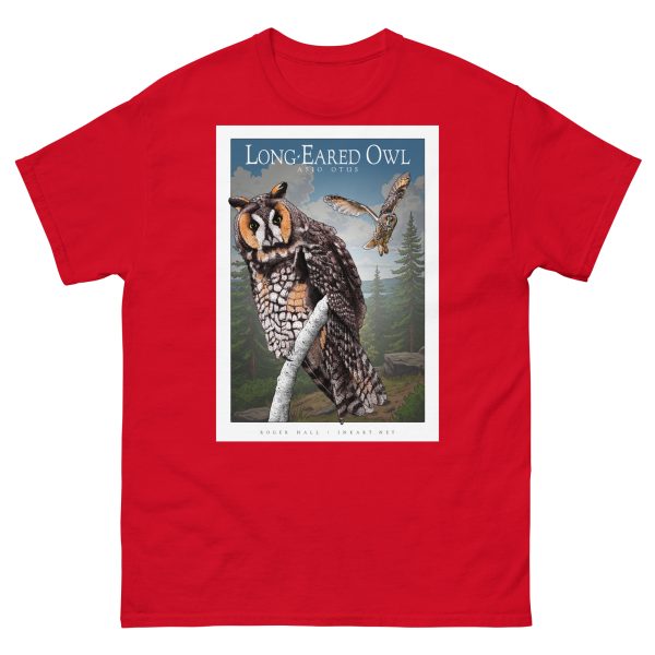 Long-Eared Owl - Unisex classic tee - Image 4