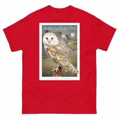 American Barn Owl - Unisex classic tee - Image 4