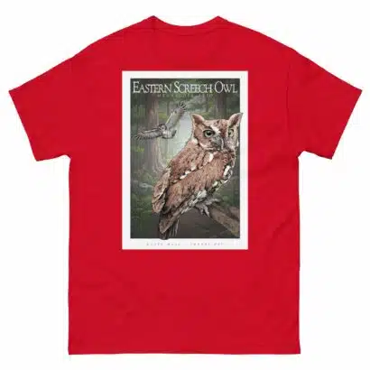 Eastern Screech Owl - Unisex classic tee - Image 4