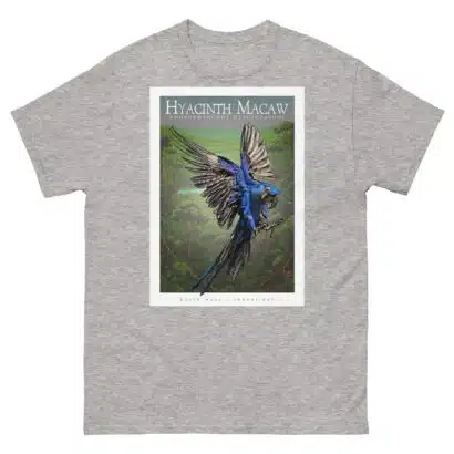 Hyacinth Macaw - unisex classic tee - Image 10