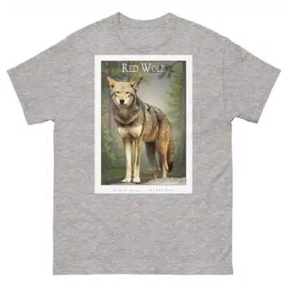 Red Wolf - Unisex classic tee - Image 10
