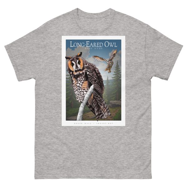 Long-Eared Owl - Unisex classic tee - Image 10