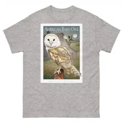 American Barn Owl - Unisex classic tee - Image 10