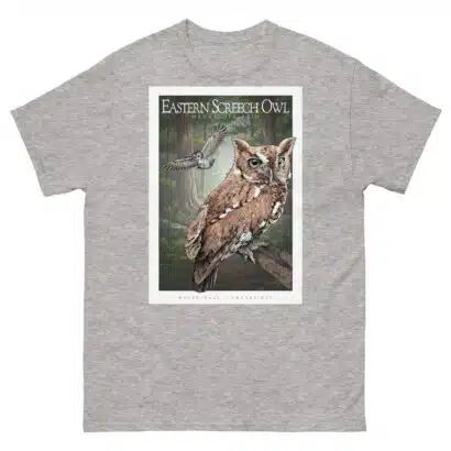 Eastern Screech Owl - Unisex classic tee - Image 10