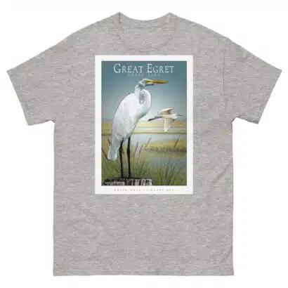 Great Egret - Unisex classic tee - Image 10