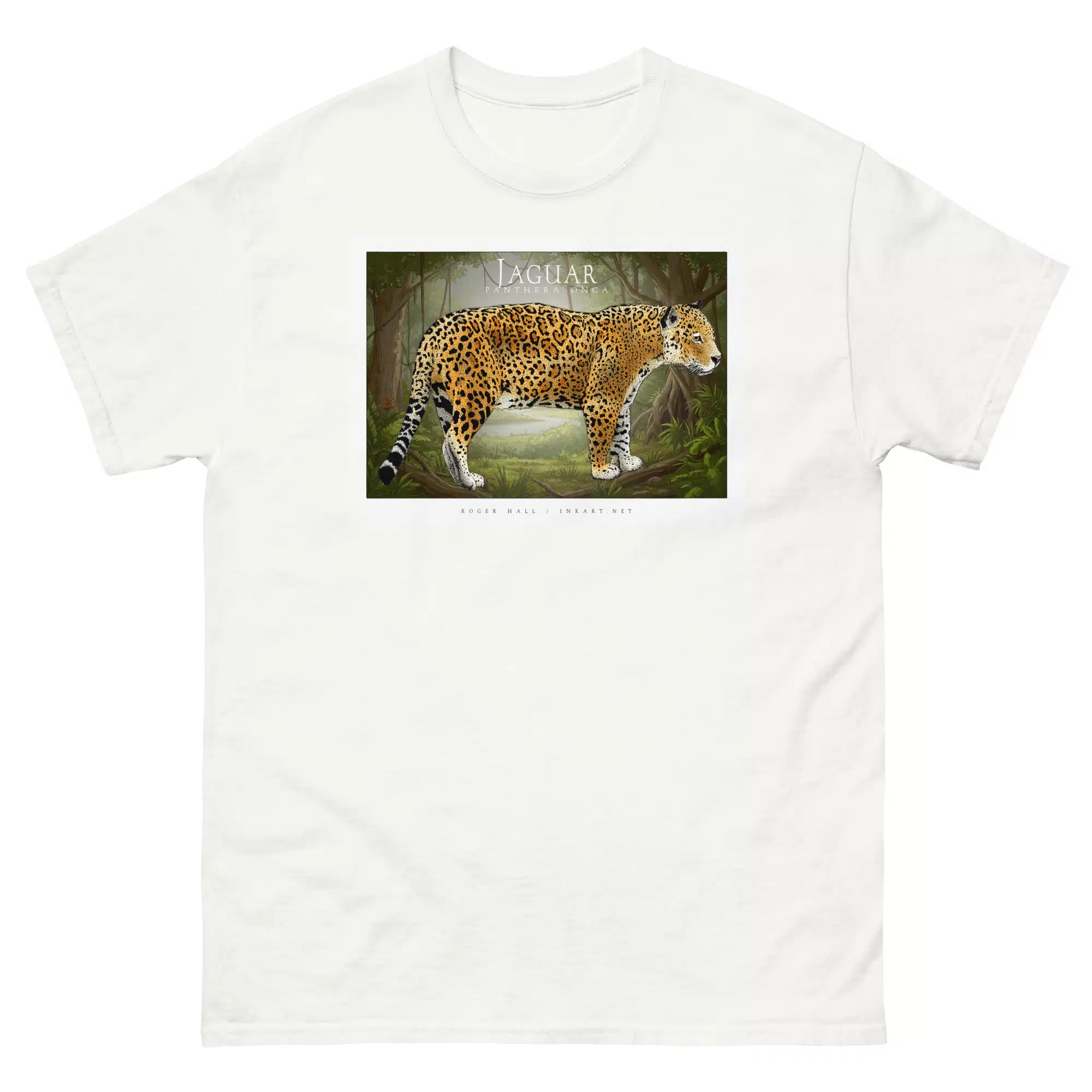 Jaguar - unisex-classic-tee Jaguar illustration on a t-shirt