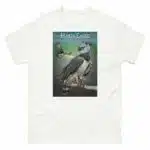 Fine art illustration of a Harpy Eagle printed on a high-quality 100% unisex cotton t-shirt.
