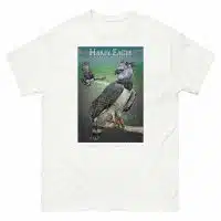 Fine art illustration of a Harpy Eagle printed on a high-quality 100% unisex cotton t-shirt.