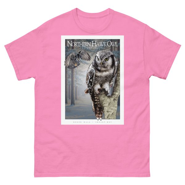 Northern Hawk-Owl - Unisex classic tee - Image 8