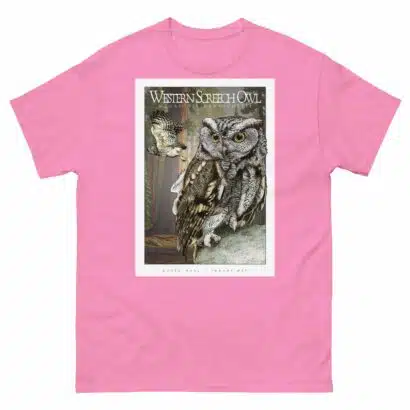 Western Screech Owl - Unisex classic tee - Image 8